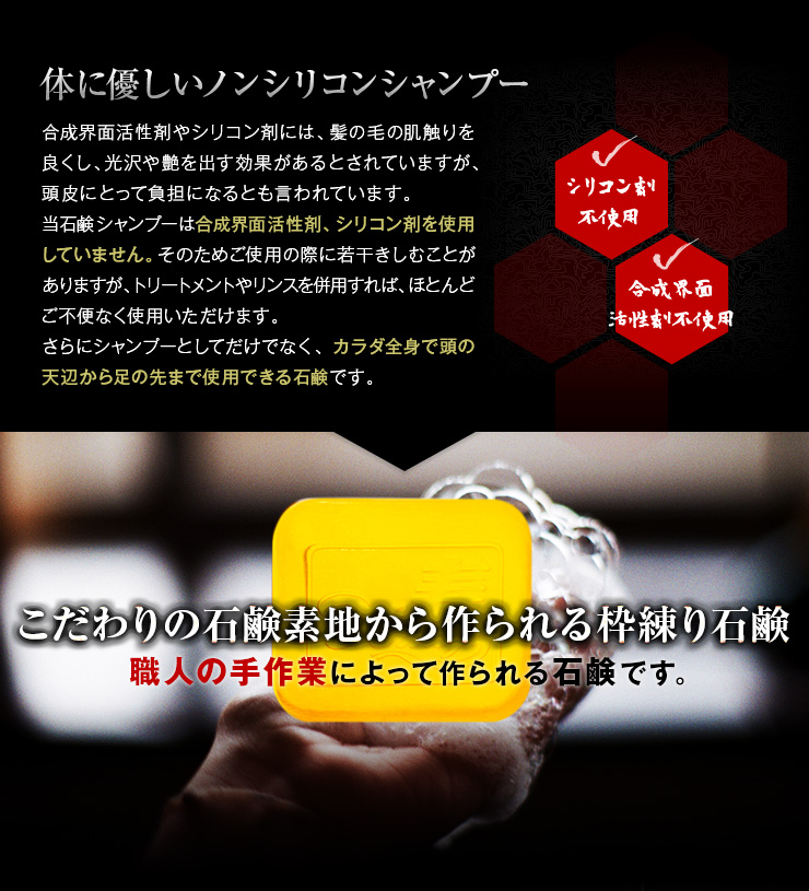 ハチミツ+高級透明石鹸素地