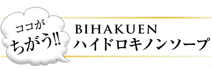 BIHAKUEN ハイドロキノンソープ