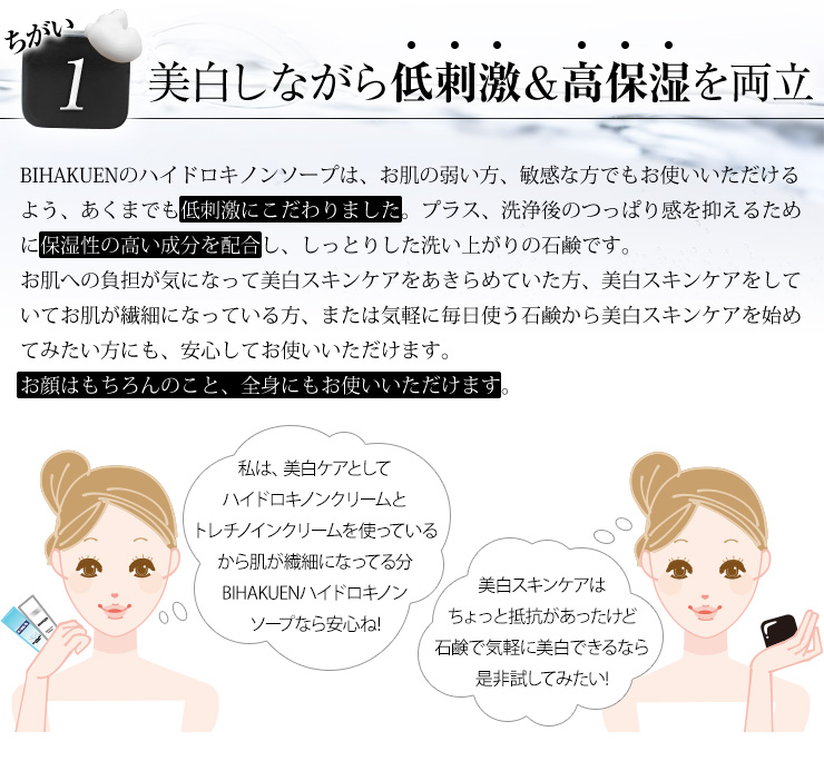 BIHAKUEN ハイドロキノンソープ